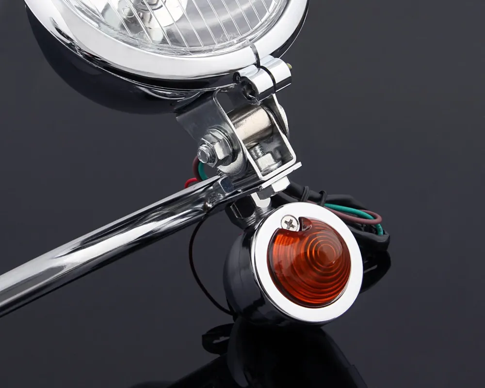 Kjørende passering av blinklys Spot Light Bar Honda Yamaha Suzuki Kawasaki Cruisers Generic