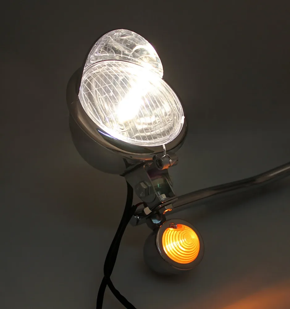 Kjørende passering av blinklys Spot Light Bar Honda Yamaha Suzuki Kawasaki Cruisers Generic