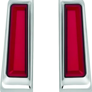Kuryakyn Tracer L.E.D. Inserts Saddlebag Supports Chrome