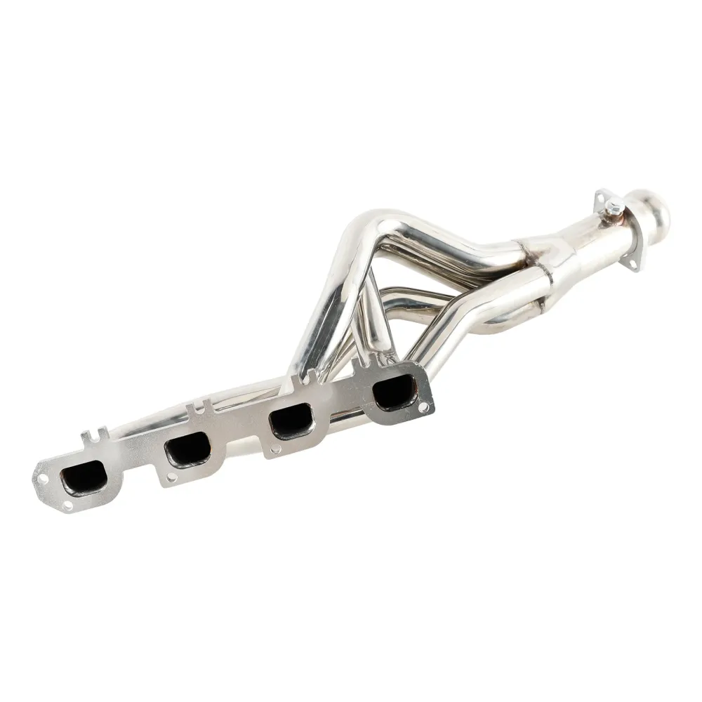Langt rør rustfritt overskrift manifold eksos fit dodge ram 1500 5.7L 2009-18