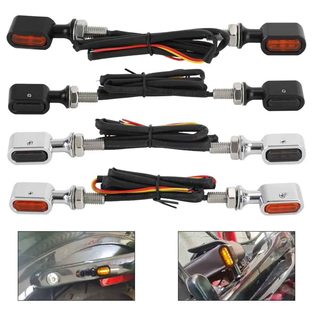 LED bakre mini blinklysindikator Sportster Touring Dyna Softail