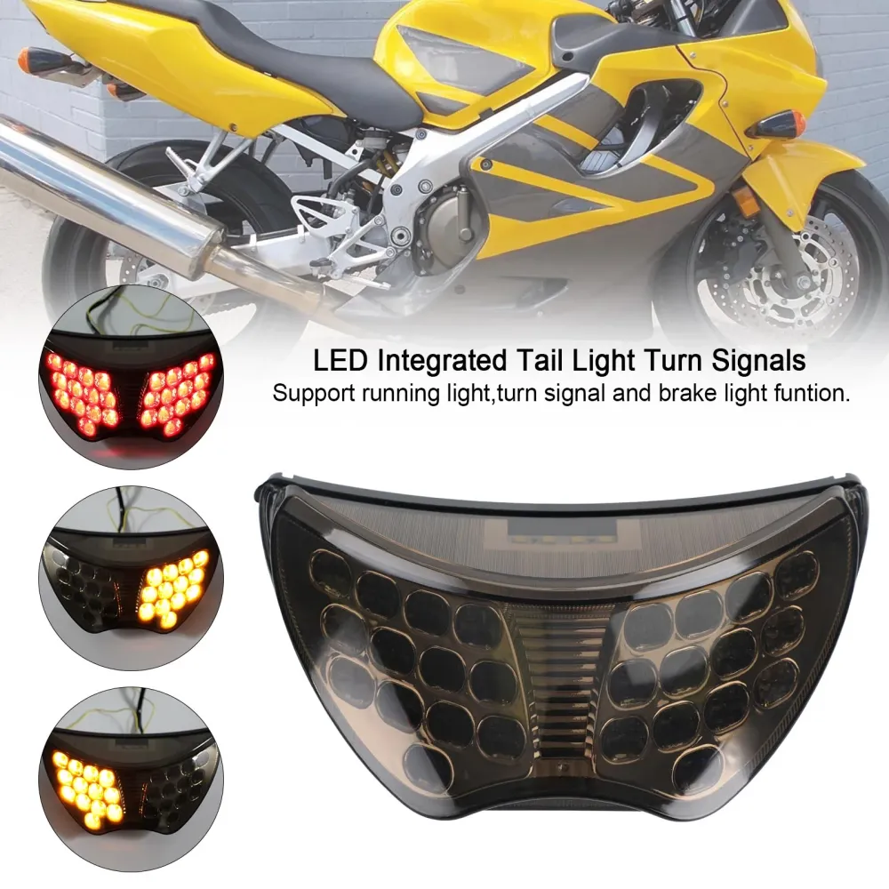 LED -blinklys Hale bremselys Honda CBR600F/F4/F4I 2004 2005 2006 Generisk