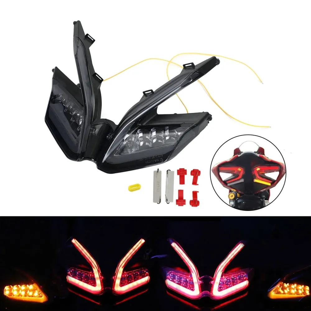 LED integrert baklys blinklys Ducati 959 899 1299 1199 Panigale Black