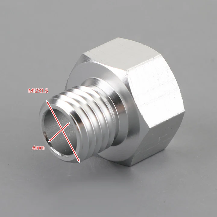 M12x1.5mm til 1/8 NPT GM LS Motoroljetrykksensor Adapter Aluminium Generisk