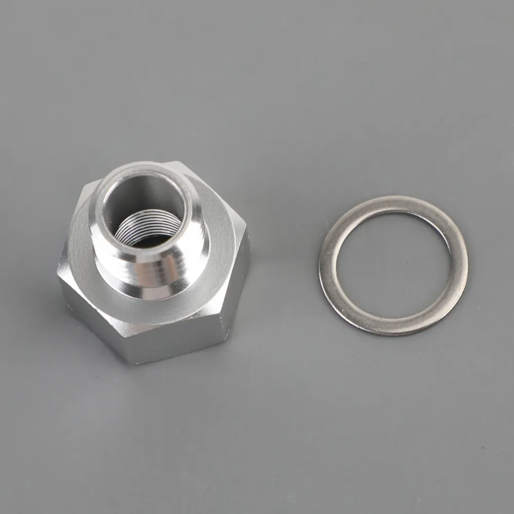 M12x1.5mm til 1/8 NPT GM LS Motoroljetrykksensor Adapter Aluminium Generisk