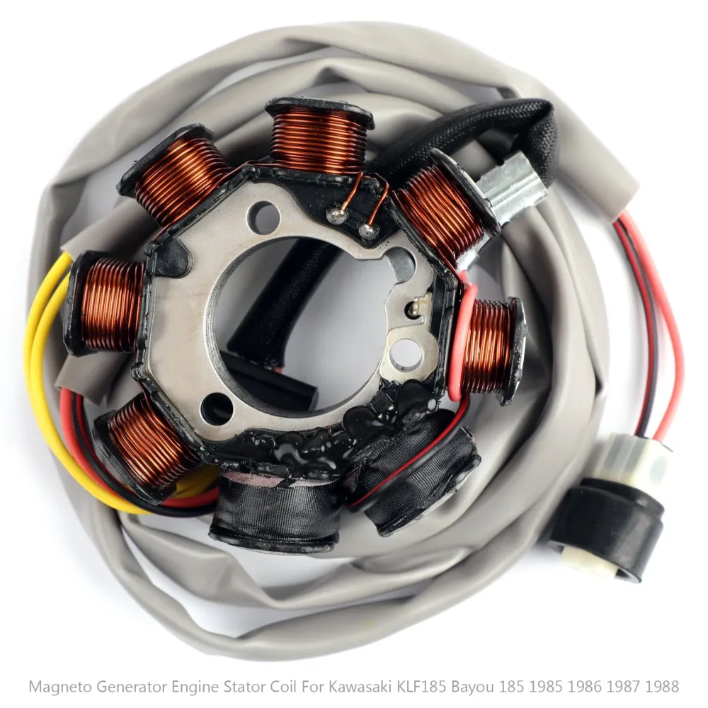 Magneto Generator Engine Stator Coil Kawasaki KLF185 Bayou 185 1985 1986 1987 1988