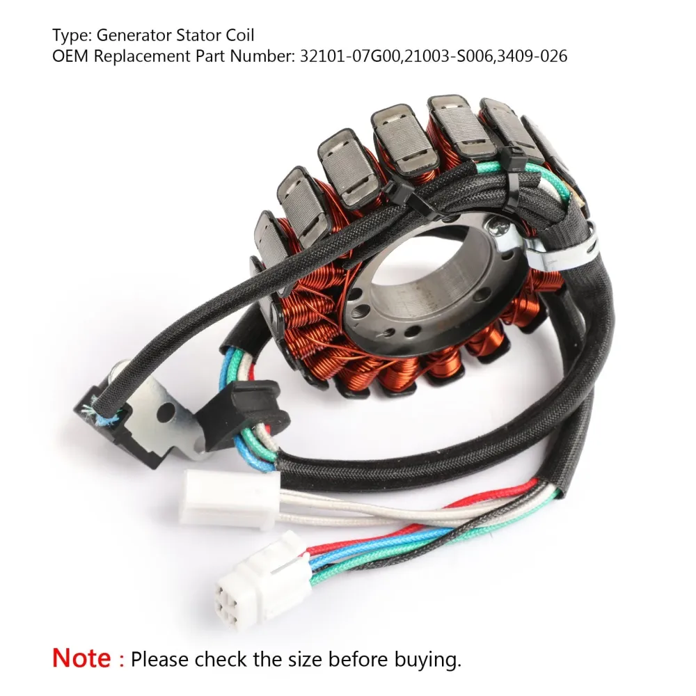 Magneto Generator Stator Coil Kawasaki 21003-S006 KFX400 KSF400 2003-2007 Generisk