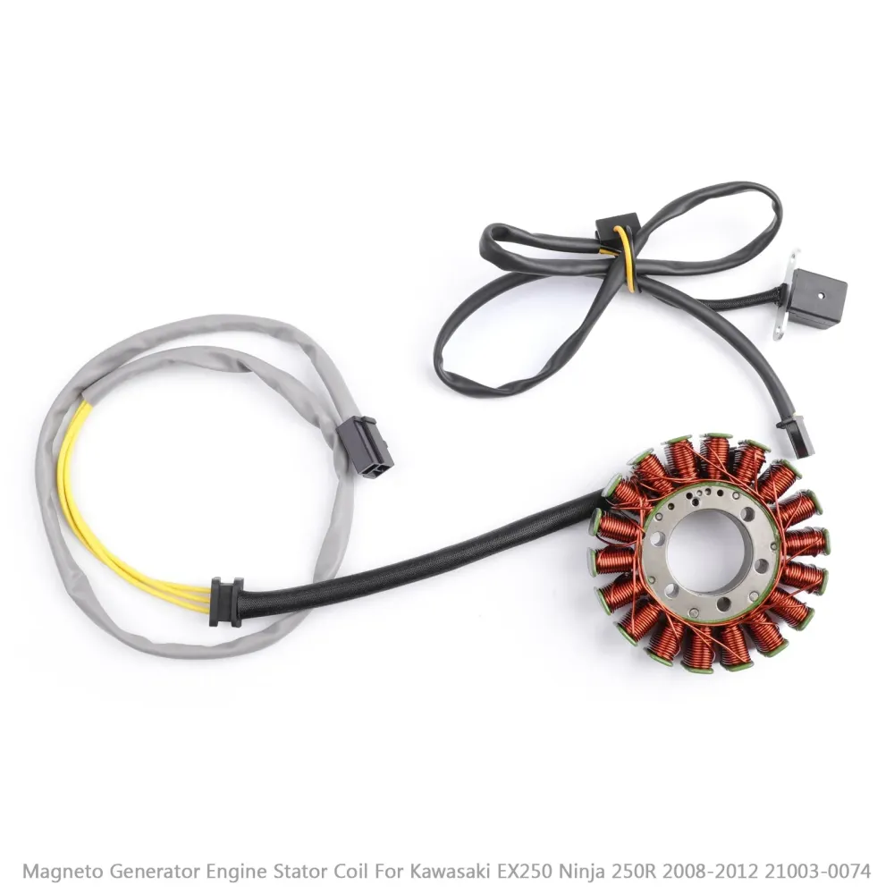 Magneto Generator Stator Coil Kawasaki Ex250 Ninja 250R 2008-12 21003-0074 Generisk