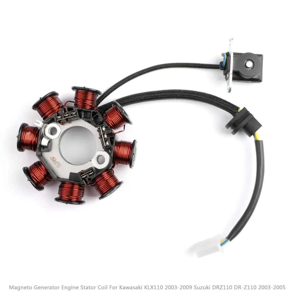 Magneto Generator Stator Coil Kawasaki KLX110 03-09 Suzuki DRZ110 2003-05 Generisk