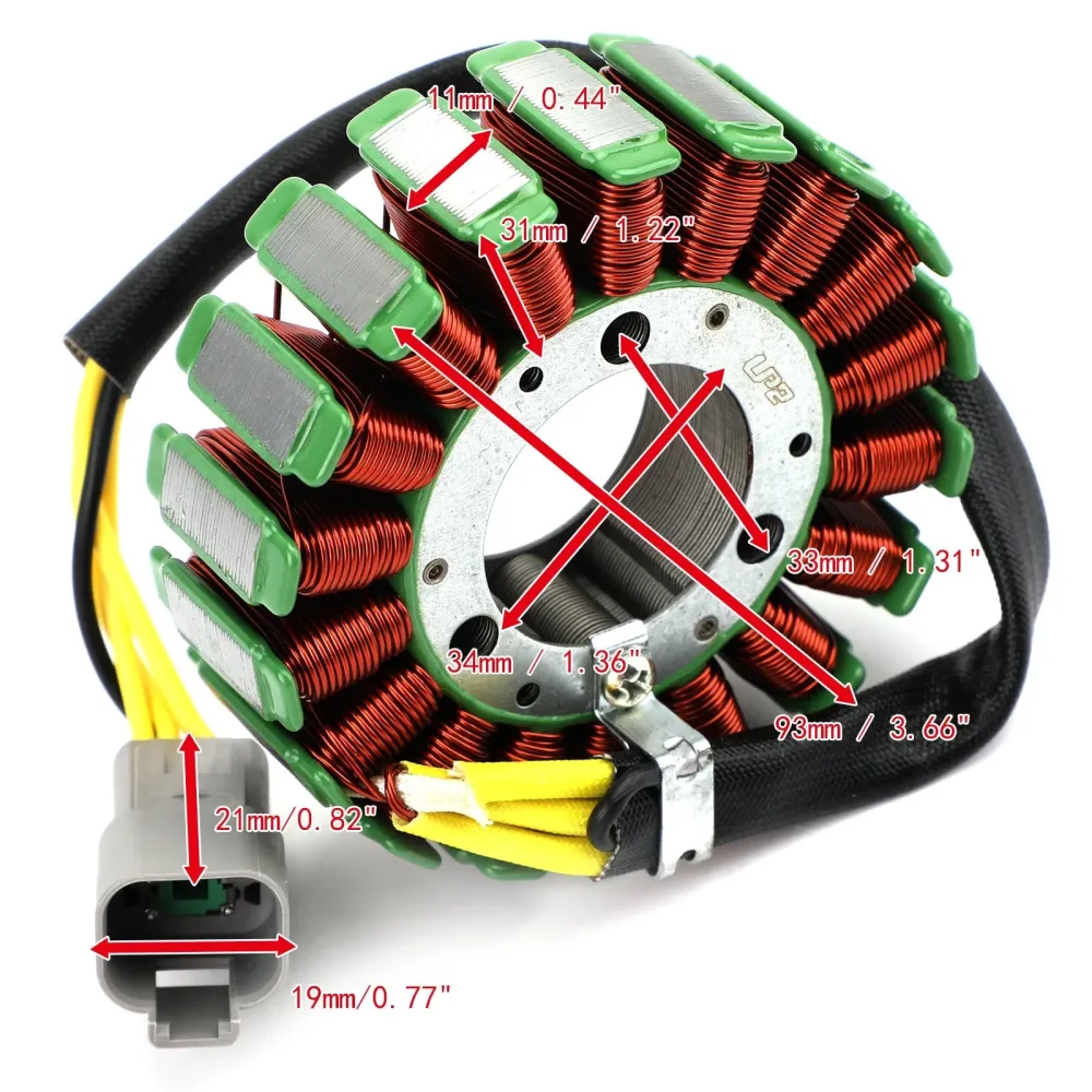 Magneto Stator Coil Sea-Doo GTI GSX GTX RFI 800CC 98-05 290887950 420887951 generisk