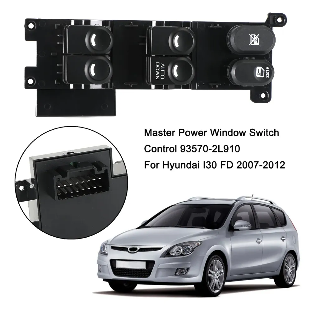 Master Power Window Switch Control 93570-2L910 Hyundai i30 FD 2007-2012 generisk