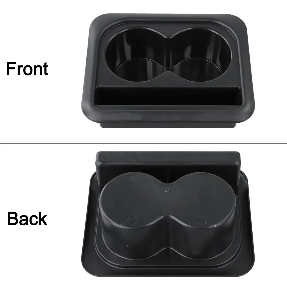 Matte ABS Car Armrest Box Pad Cup Holder, Multifunctional Car Accessories