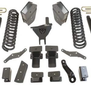MaxTrac 17-19 Ford F-250/350 4WD 6in/2in MaxPro Coil Lift Kit w/Radius Arm Brkts & MaxTrac Shocks