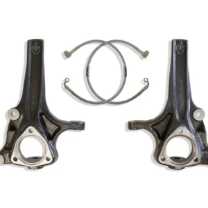 MaxTrac 19-24 RAM 1500 2WD 4in Front Lift Spindles w/Extended DOT Compliant Brake Lines