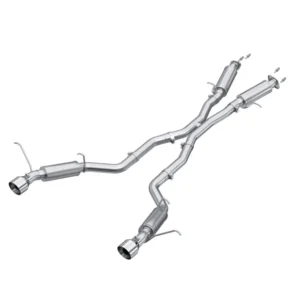 MBRP 2012+ Jeep Grand Cherokee SRT 6.4L 3in Dual Rear Exit Aluminized Catback Exhaust - T304 Tips