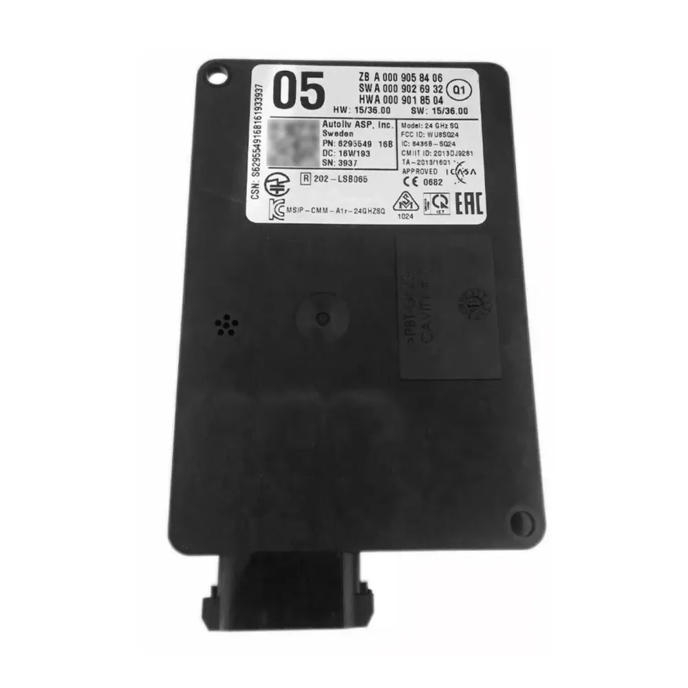 Mercedes Benz ForKLASSE W205/C205/S205 Fremre radarsensor Distronic-kontrollenhet 0009058406