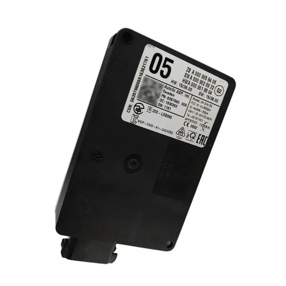 Mercedes-Benz W117 W156 W176 W205 W218 W222 Fremre radarsensor Distronic-kontrollenhet 0009058406