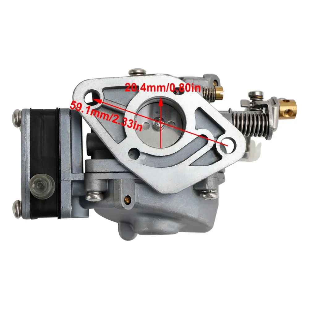 Mercury Marine 2 Stroke 4HP 5HP forgasserkarbohydrater 3303-812648T