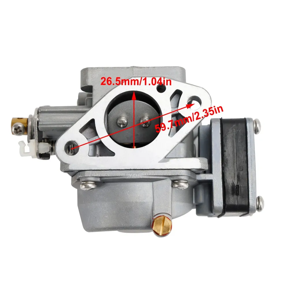 Mercury Marine 2 Stroke 4HP 5HP forgasserkarbohydrater 3303-812648T