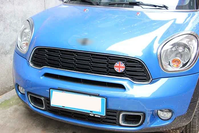 Metal Front Grill Badge m/ holder Mini Cooper R50 R55 R56 R57 R58 R60 Generisk