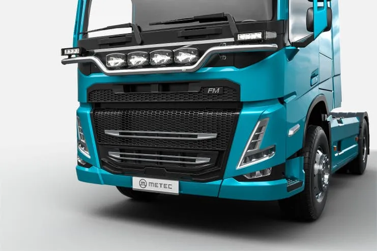 Metec lampebøyle Volvo FM Plough 20 krom