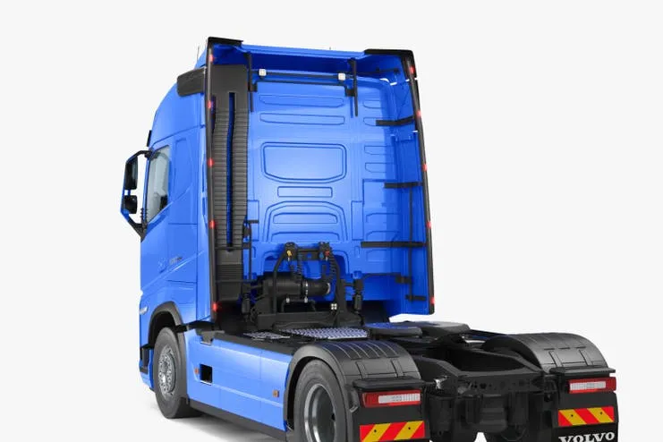 Metec Vertikal hyttebøyle Volvo FH Aero S-RAIL 24 sort