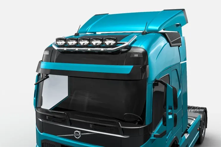 Metec Volvo FH Aero Top tak lampebøyle 24 krom v2