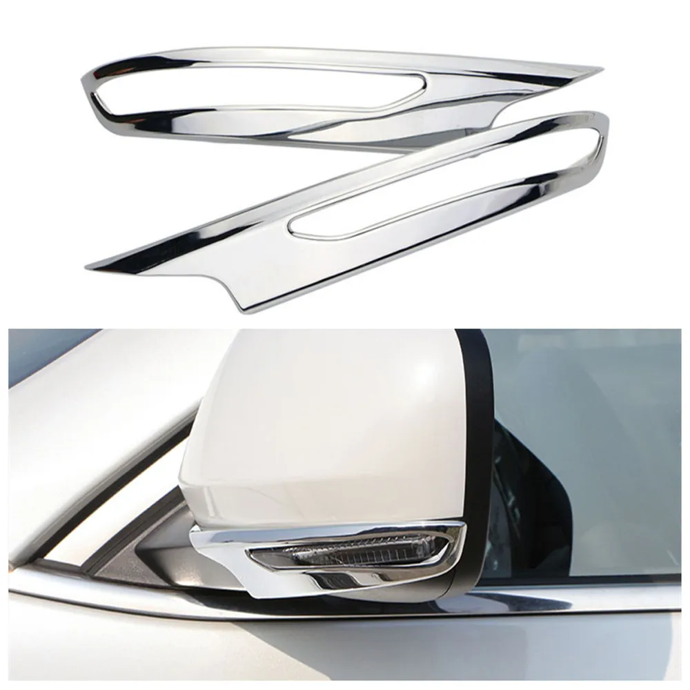 Mirror Covers Renault Koleos 2017-2021 ABS Chrome Rear View Eyebrow Set 2