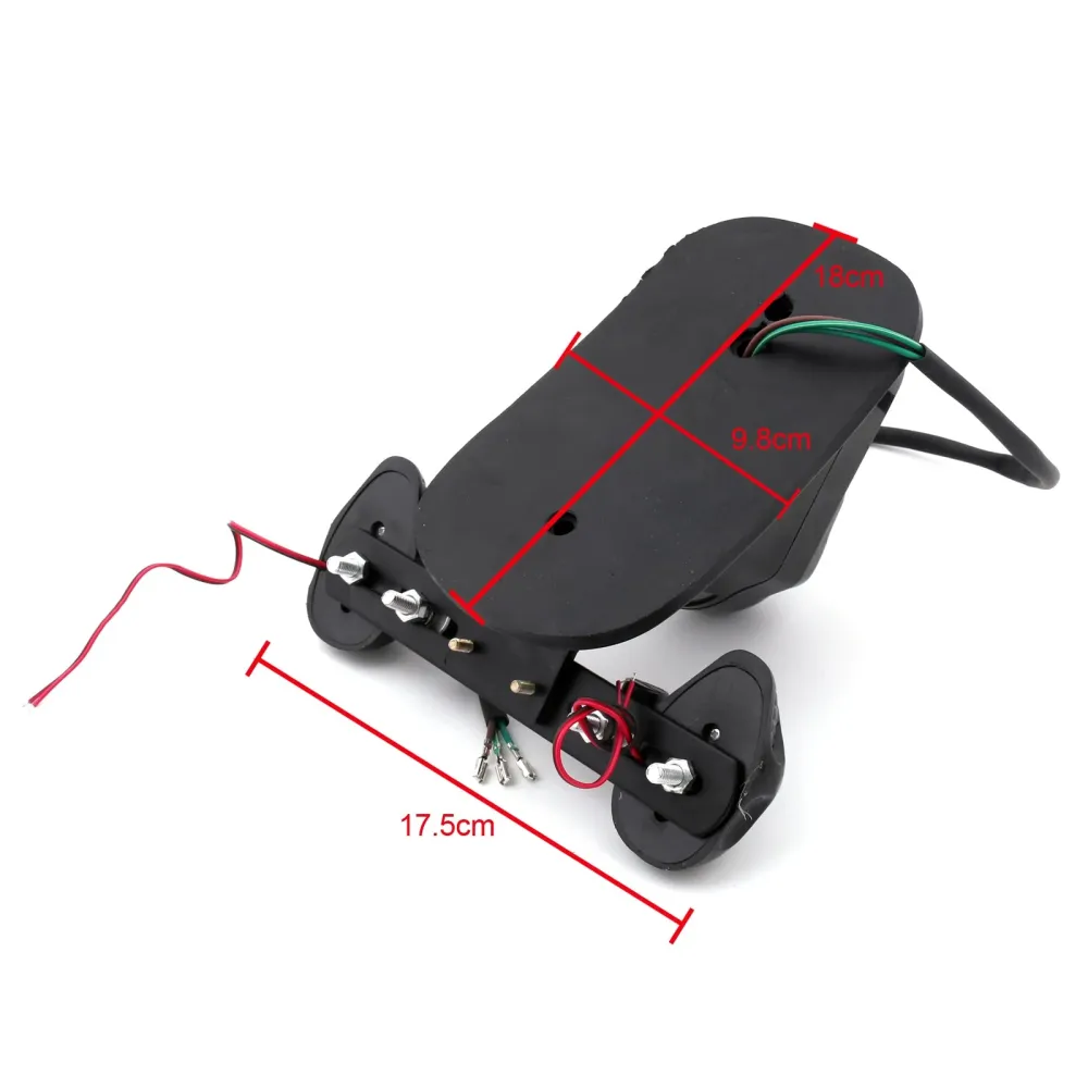 Motorsykkel Skull Signal Bakbremsestopplys Harley Generic