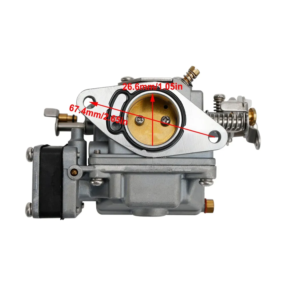 Nedre forgasserkarbo passform Yamaha påhengsmotor 2 Stroke 20HP 25HP 6L2-14302-00
