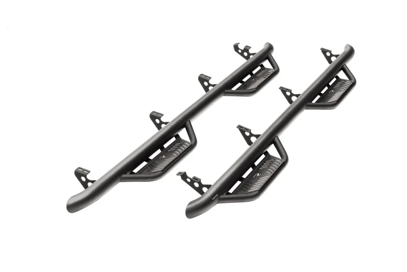 N-Fab Podium LG 19-20 Dodge RAM 1500 Crew Cab - Cab Length - Tex. Black - 3in
