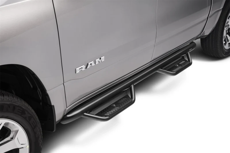 N-Fab Podium LG 19-20 Dodge RAM 1500 Crew Cab - Cab Length - Tex. Black - 3in