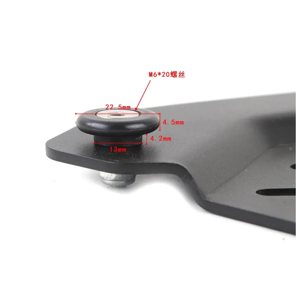 NightKist Motorcycle Bracket Bushing Pad, Universal Rear Luggage Plastic Spacer