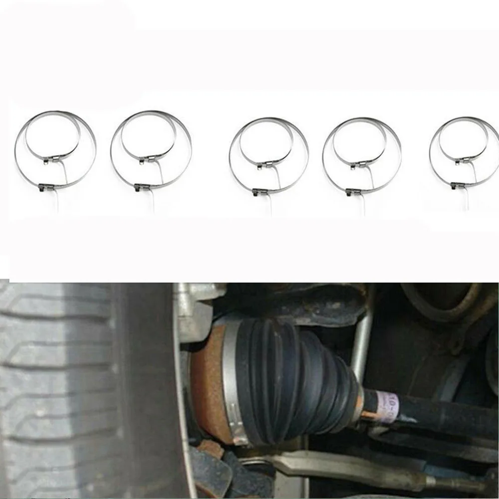 Nightkist Universal CV Joint Crimp Clamp Kit, Stainless Steel Clips Car Axle