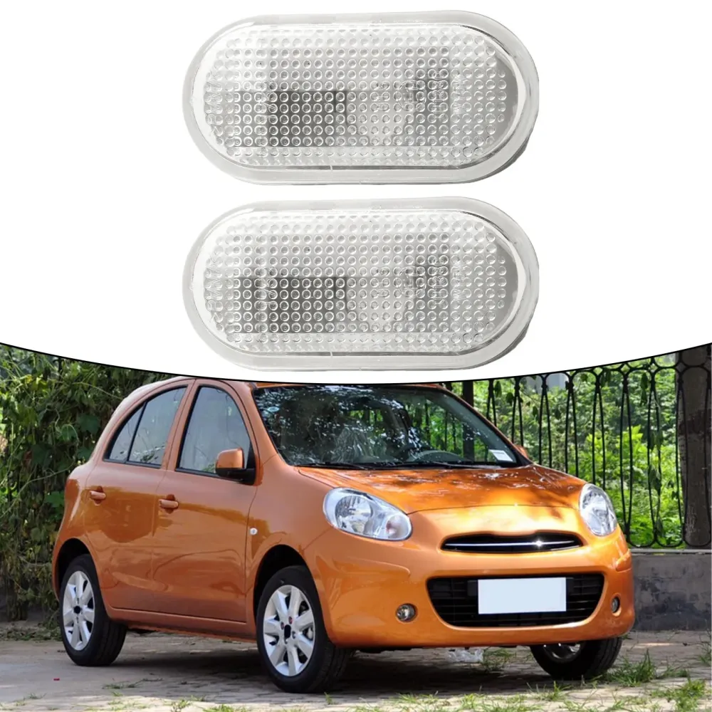 Nissan March Micra 2002-10 LED Side Repeater Turn Signal Lamps Long Lasting