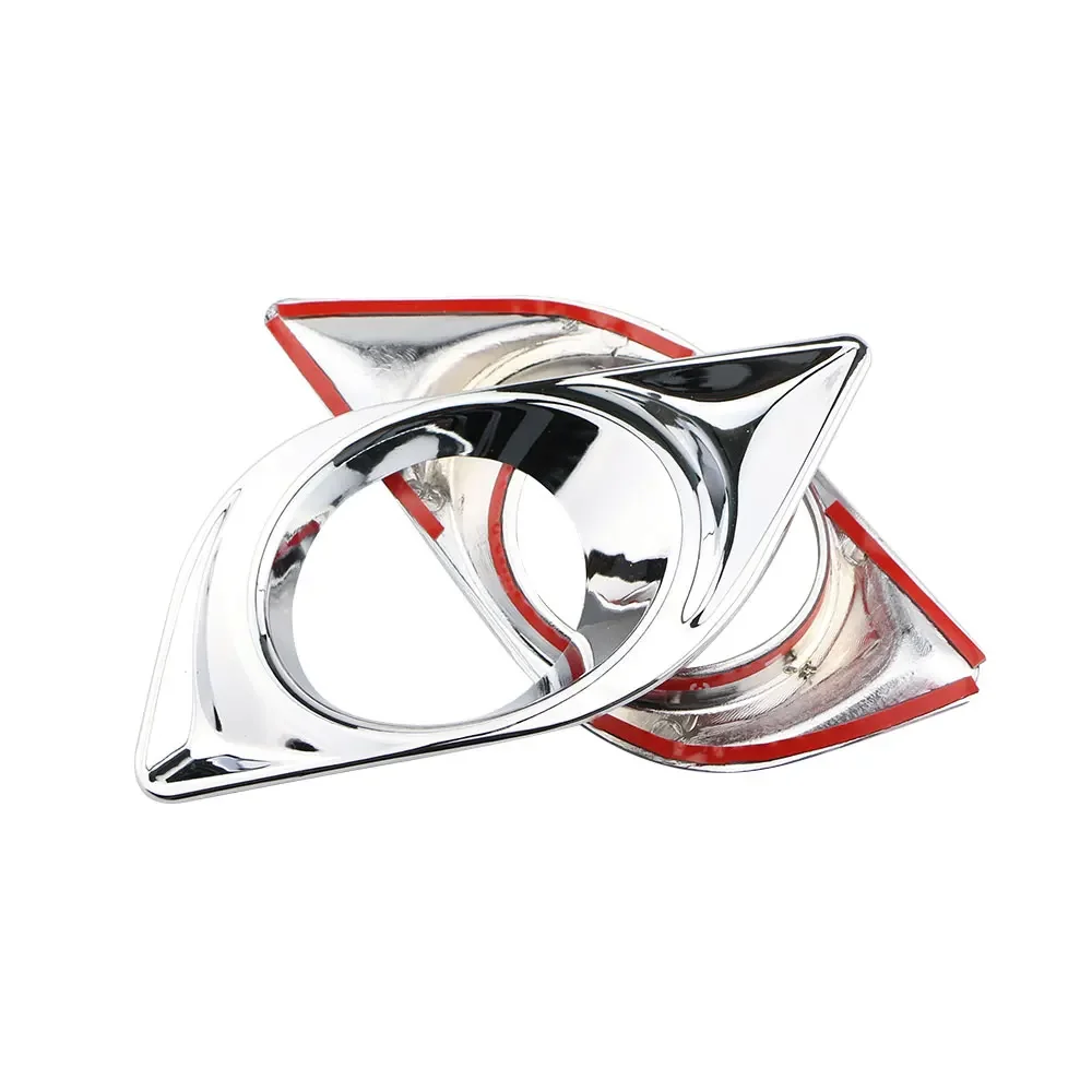 Nissan Versa Latio Almera Sunny Front Fog Light Lamp Cover ABS Silver