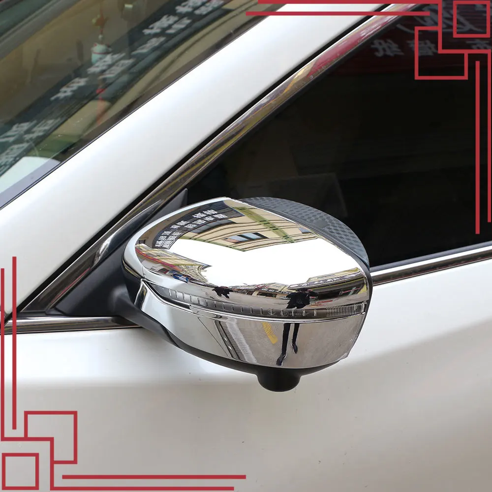 Nissan XTrail Chrome Rear View Mirror Cover T32 2014 2017 Qashqai J11