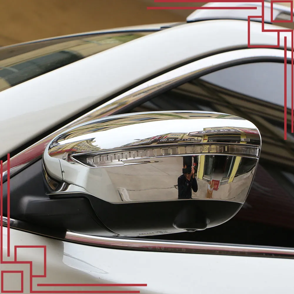 Nissan XTrail Chrome Rear View Mirror Cover T32 2014 2017 Qashqai J11