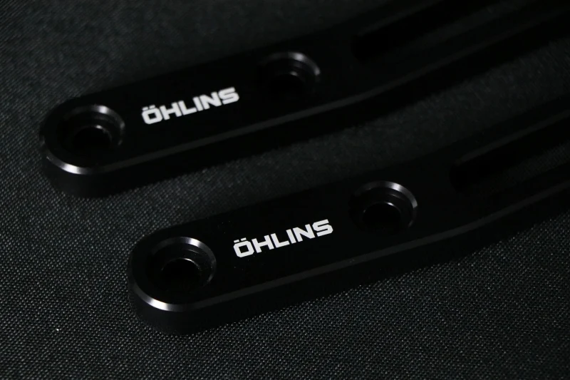 Ohlins 14-26 Harley FL Touring STX 36 Twin Blackline 12in Blk Reservoir Shocks - Heavy Duty Springs