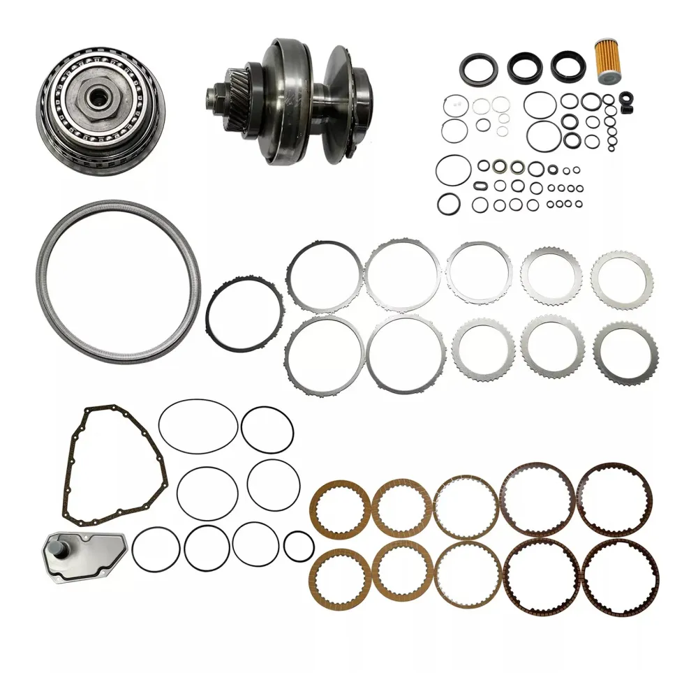 Ombyggingssett girkassehoved & Remskive med belte JF015E RE0F11A 29T til Nissan