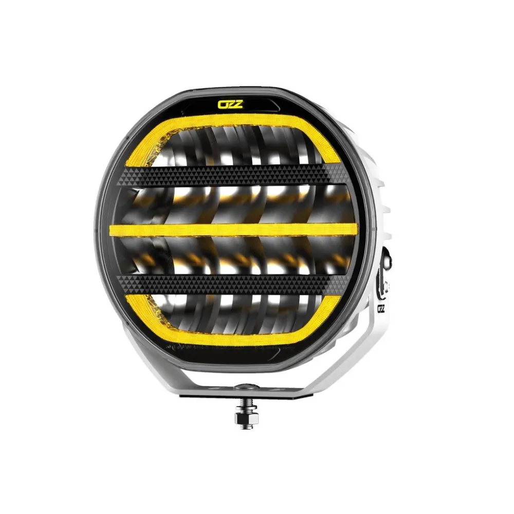 OZZ XR2 P7" LED ekstralys, (HVITT HUS)