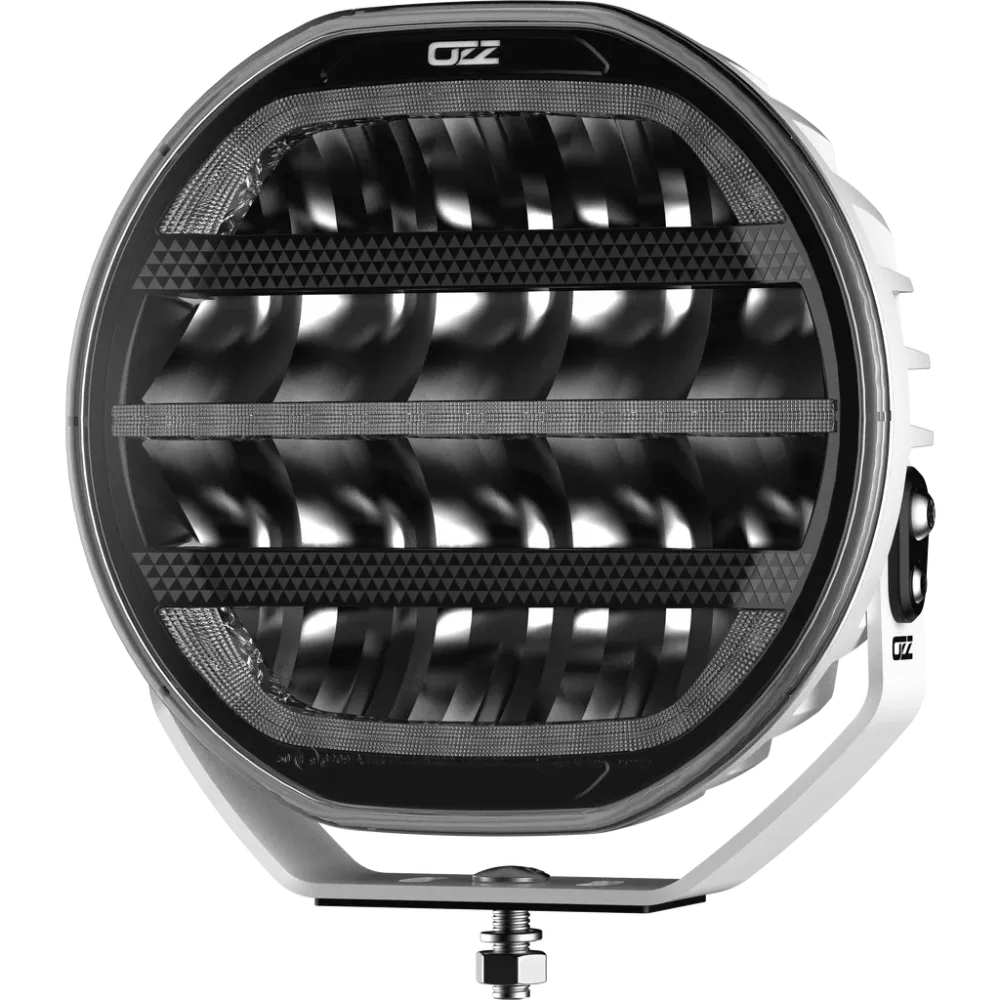 OZZ XR2 P7" LED ekstralys, (HVITT HUS)