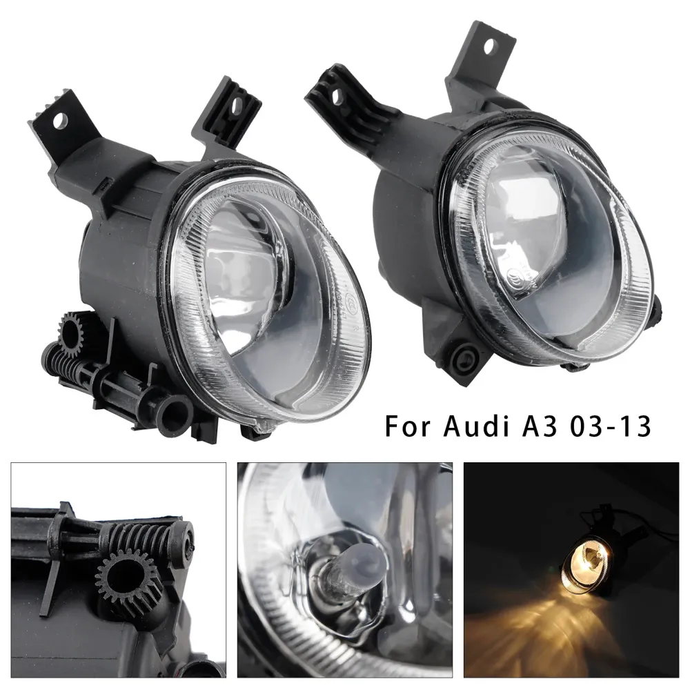 Par frontfanger tåke lyslamper Audi A3 2003-2013 A4 B7 2004-2008