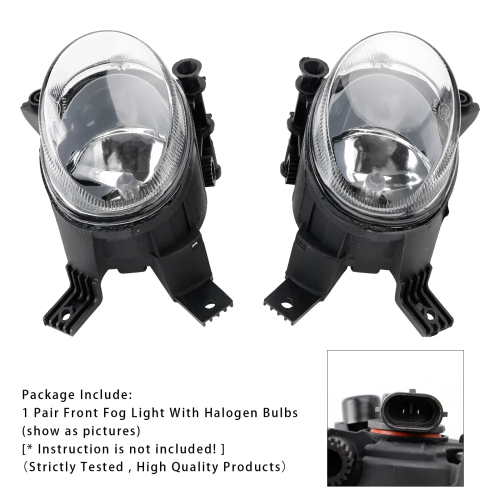 Par frontfanger tåke lyslamper Audi A3 2003-2013 A4 B7 2004-2008