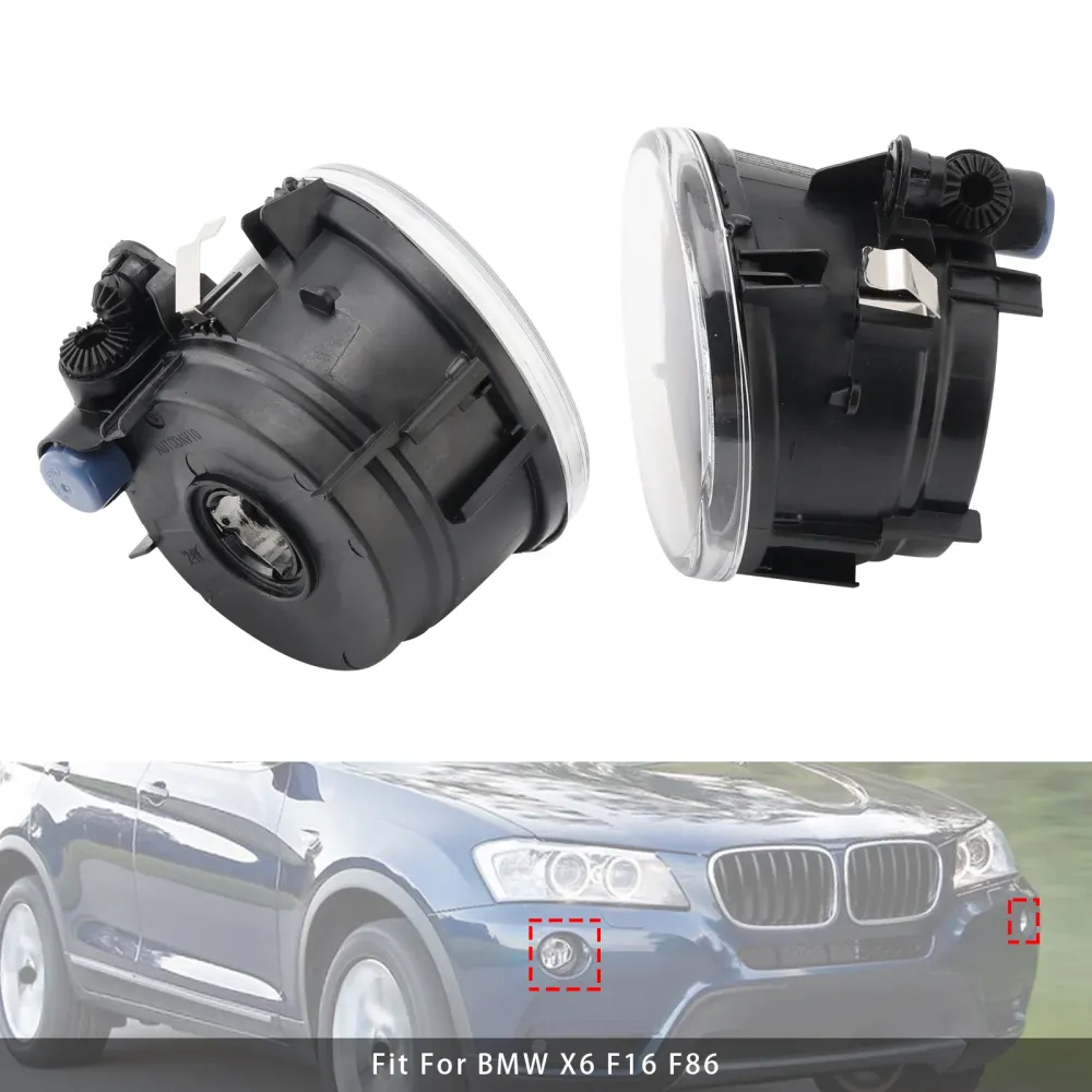 Par fronttåke lyslamper uten pærer BMW x3 x4 x5 x6 63177238787