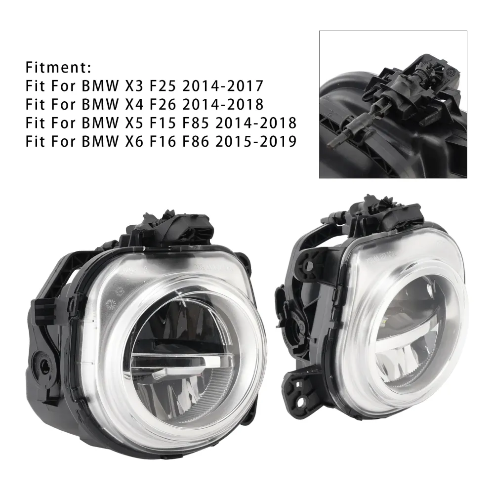 Par LED -tåkelys BMW X3 F25 X4 F26 X5 F15 X6 F16 63177317252