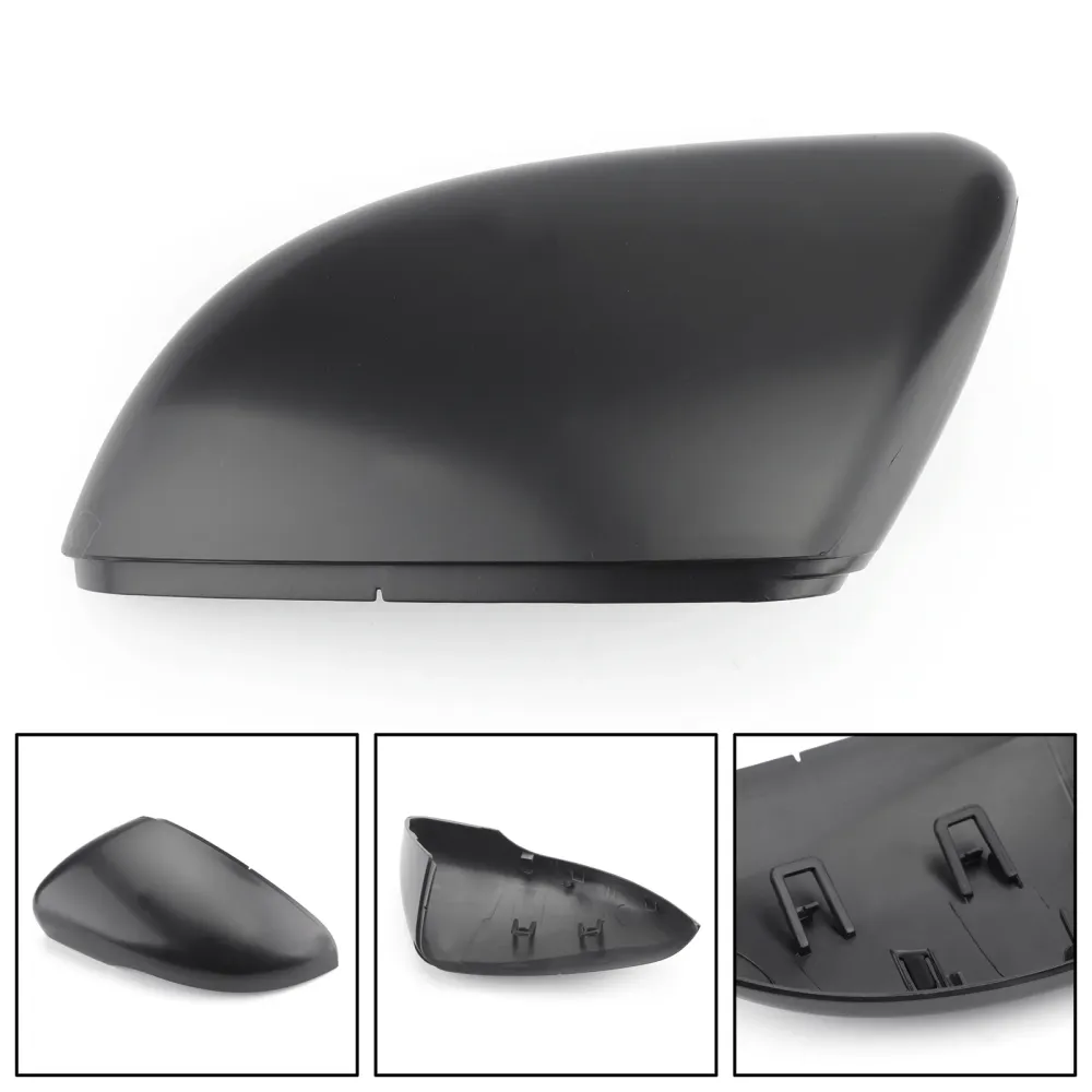 Par Side Mirror Cover Cap-erstatning VW Golf MK6 2010-2013 Matt Black