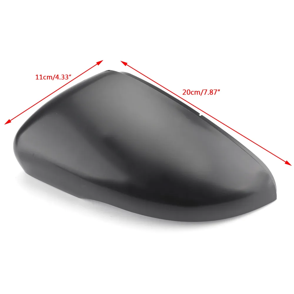 Par Side Mirror Cover Cap-erstatning VW Golf MK6 2010-2013 Matt Black