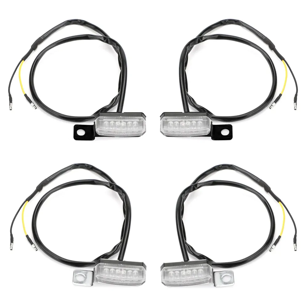 1 par universal motorsykkel LED -blinklampens indikator lys generisk
