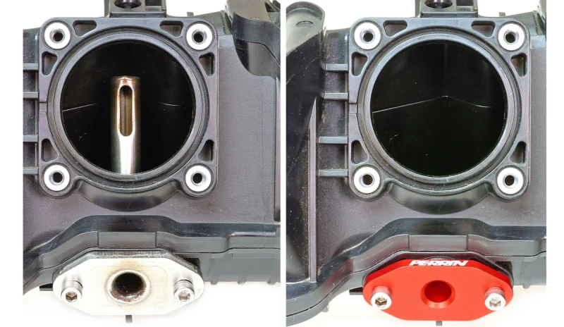 PERRIN 22-26 Subaru WRX / 20-26 Ascent & OBXT & Legacy XT Low Profile Intake Return Nozzle - Red